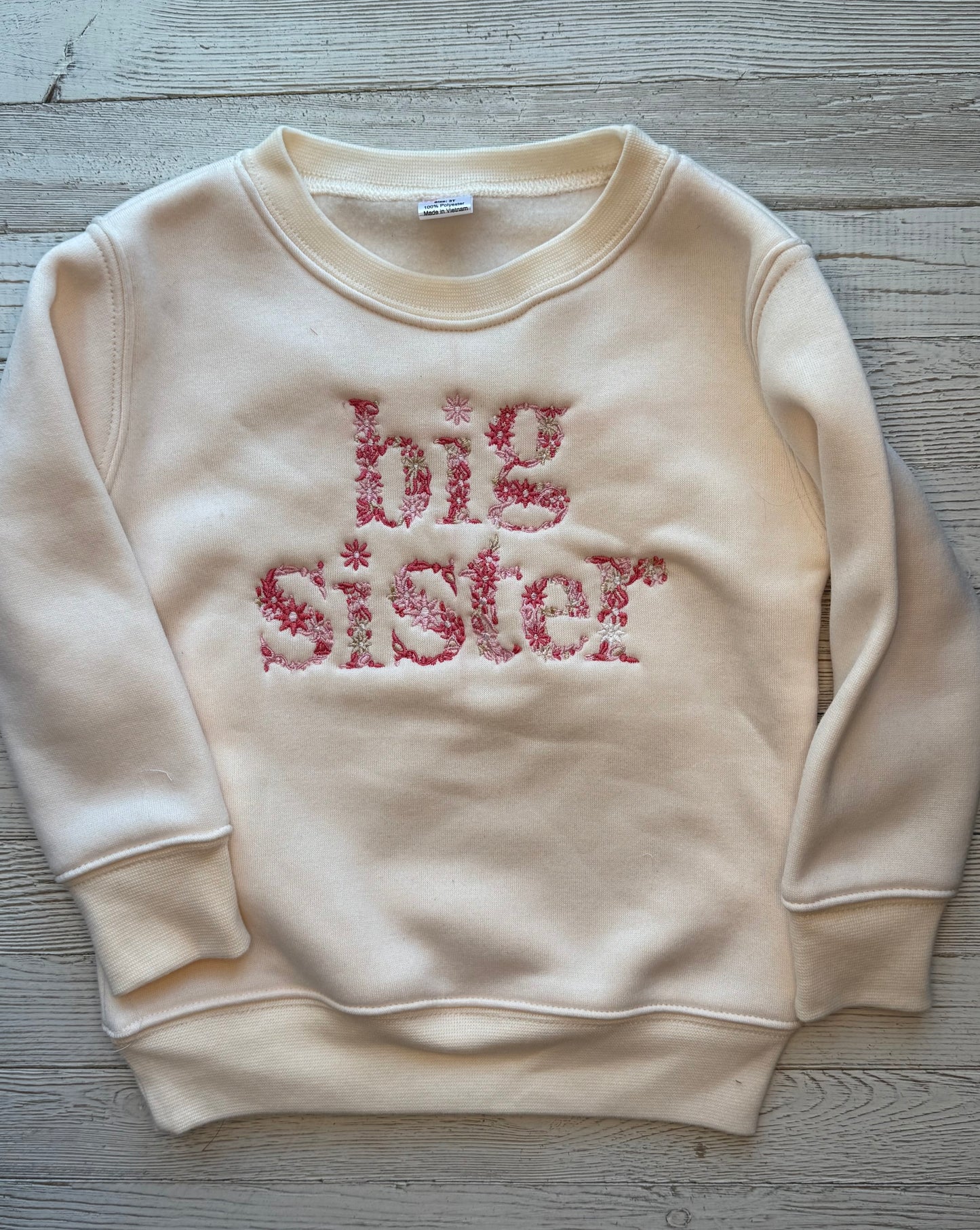 Floral letter shirts