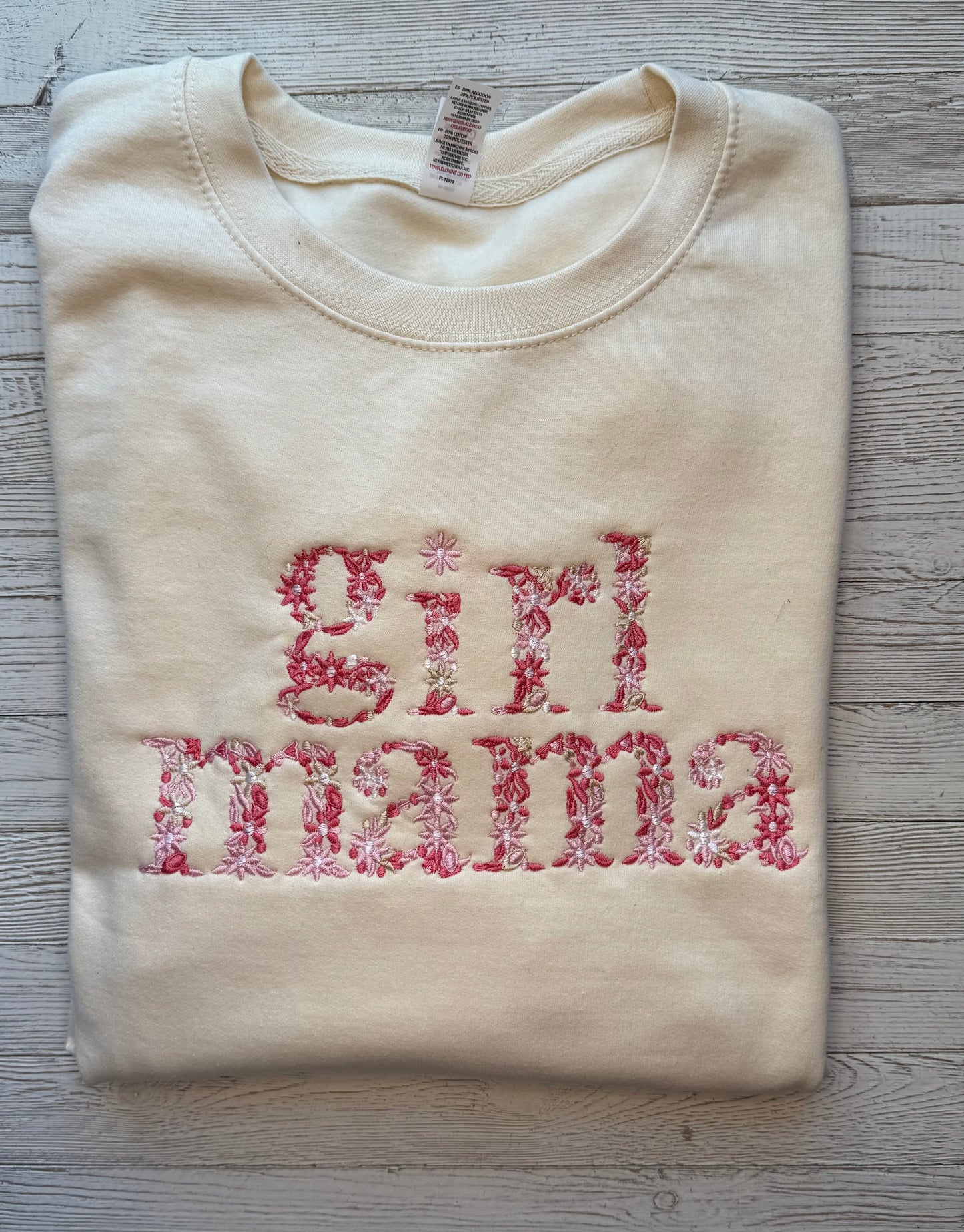 Floral letter shirts