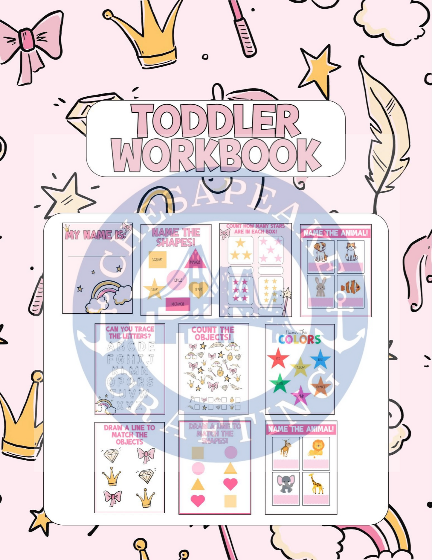 Princess Toddler Workbook
