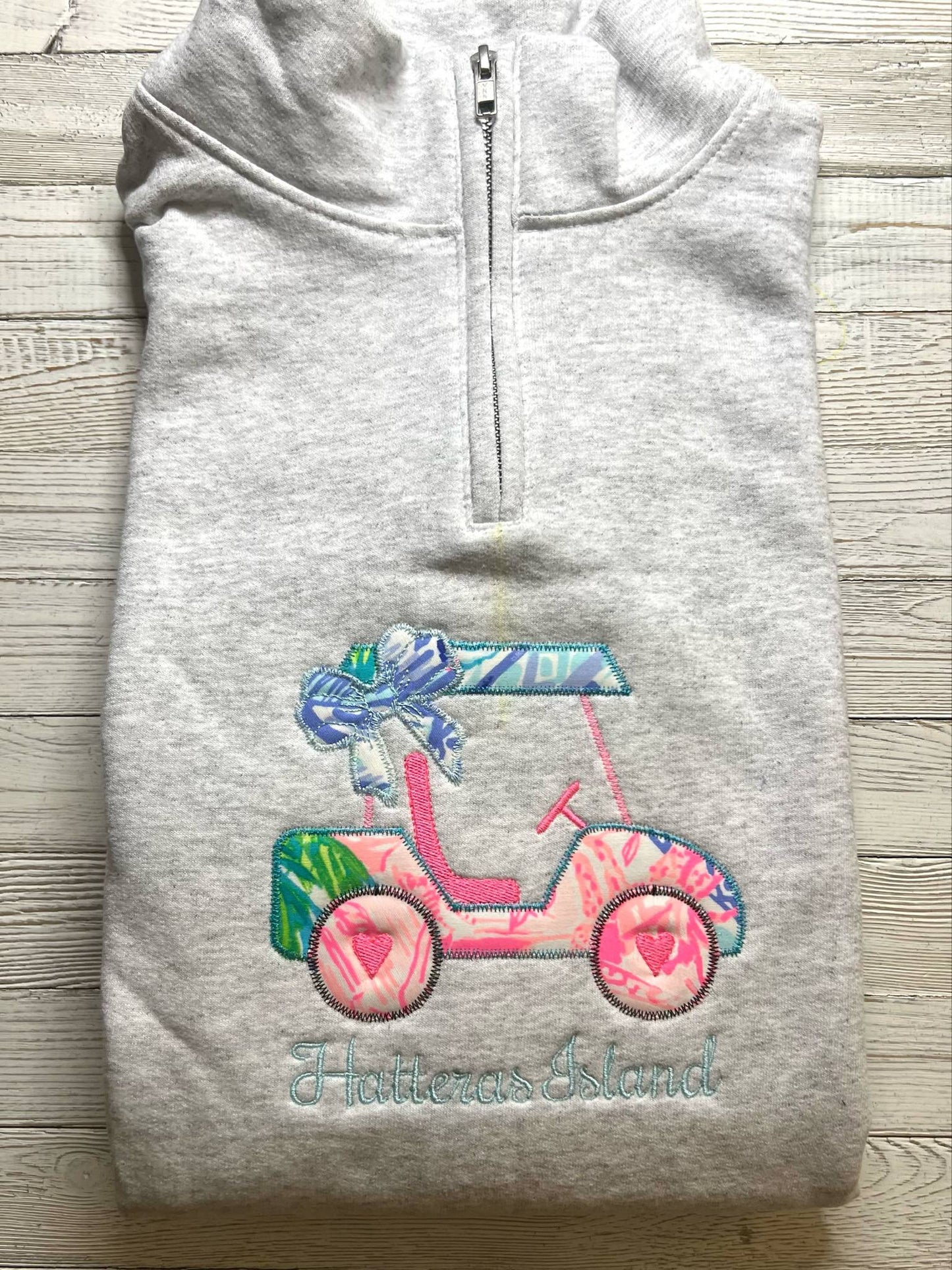 Embroidered Quarter Zips