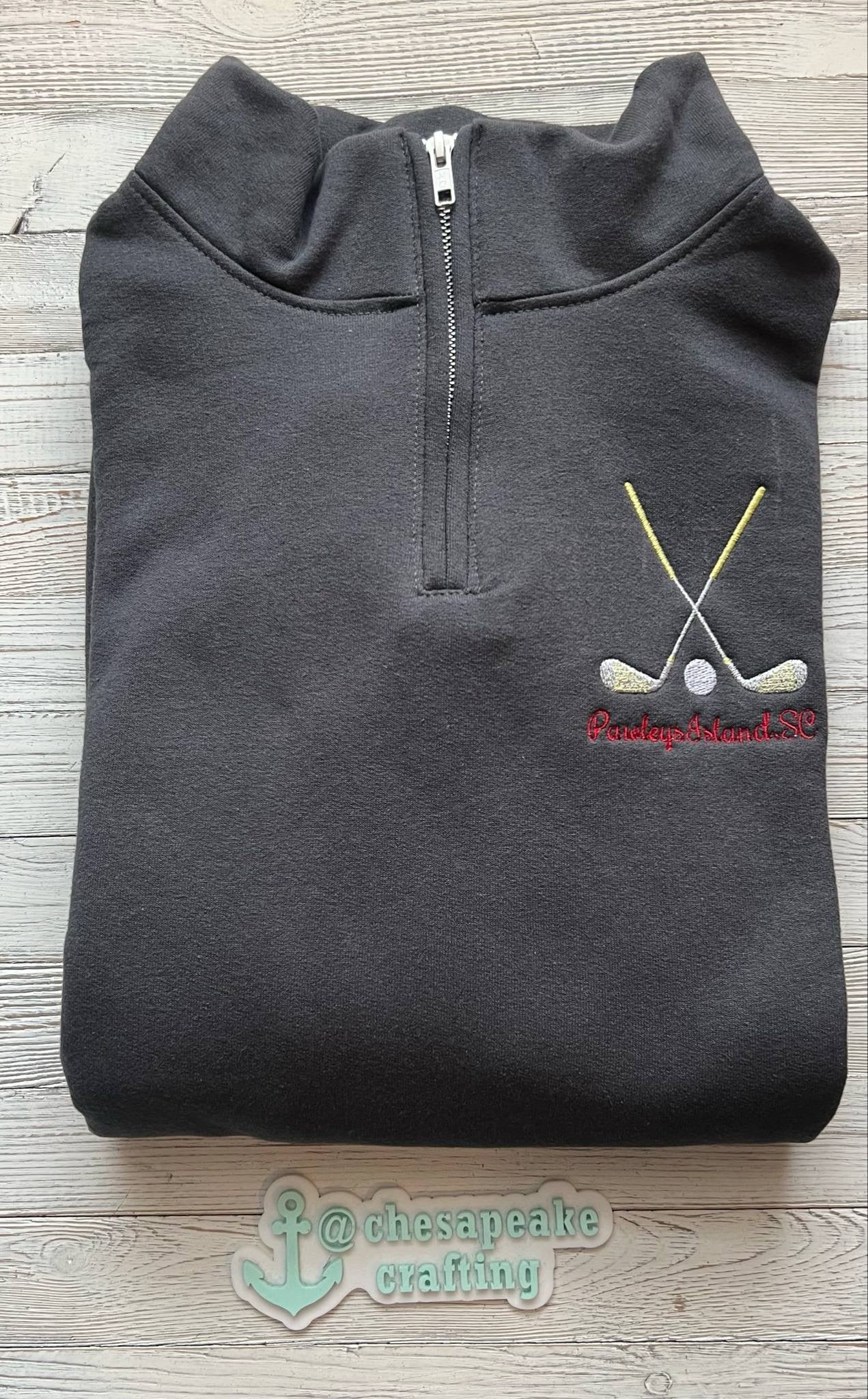 Embroidered Quarter Zips
