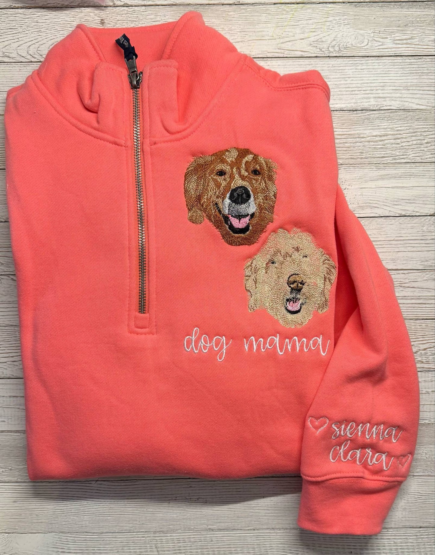 Dog Embroidered Apparel - PLEASE MESSAGE BEFORE PURCHASING IF MORE THAN 1 DOG