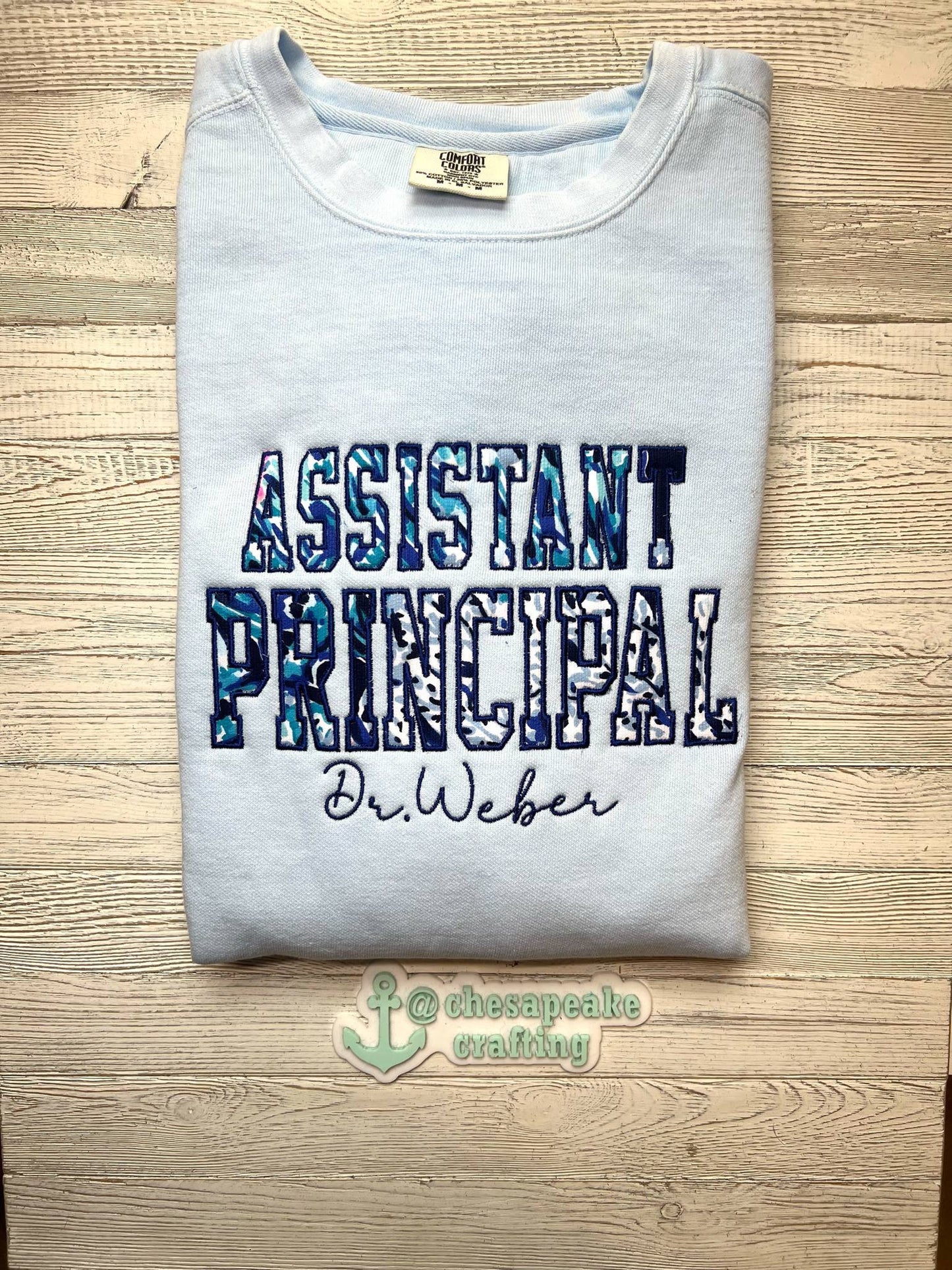Occupation/Name Applique Shirts