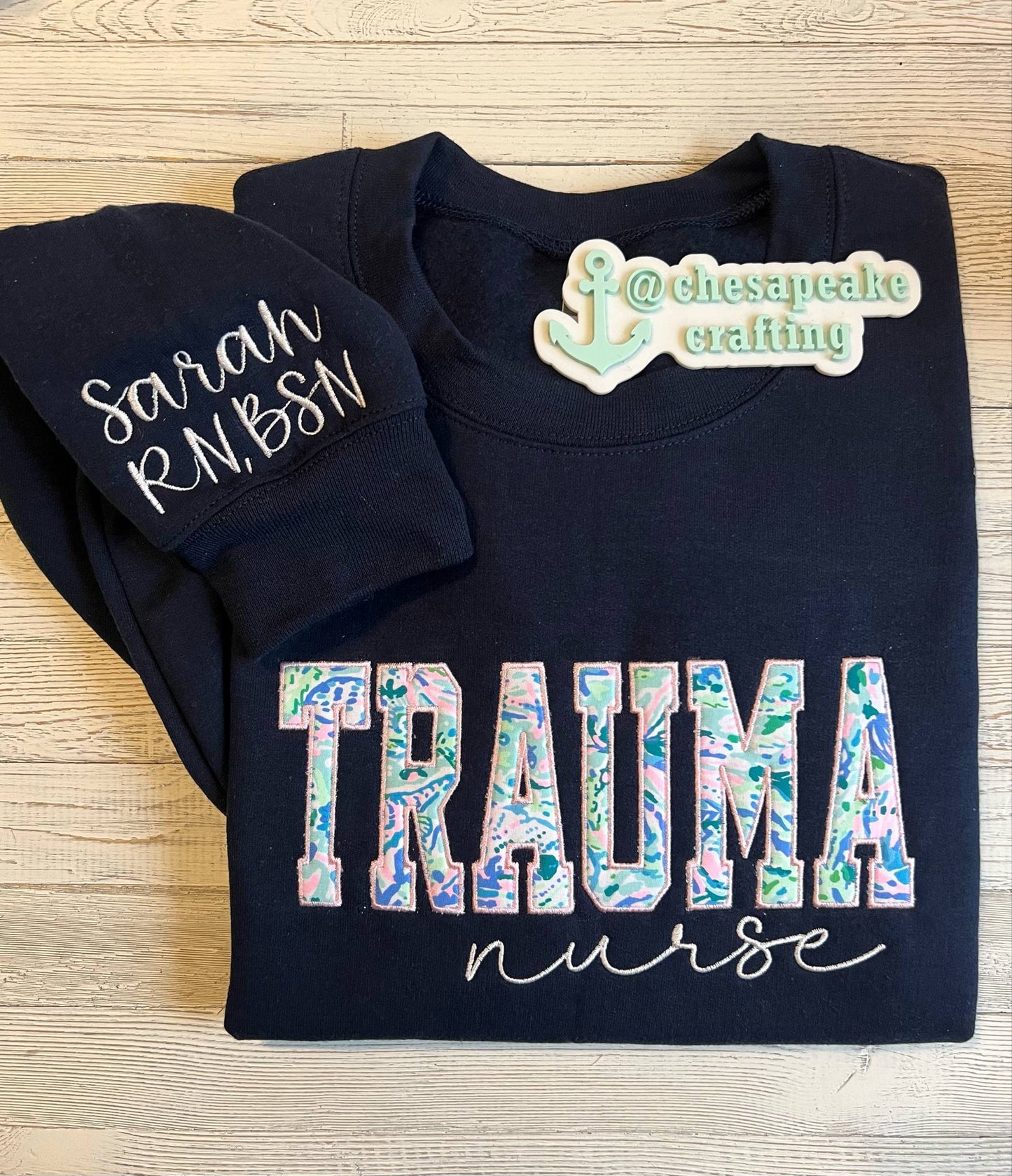 Occupation/Name Applique Shirts