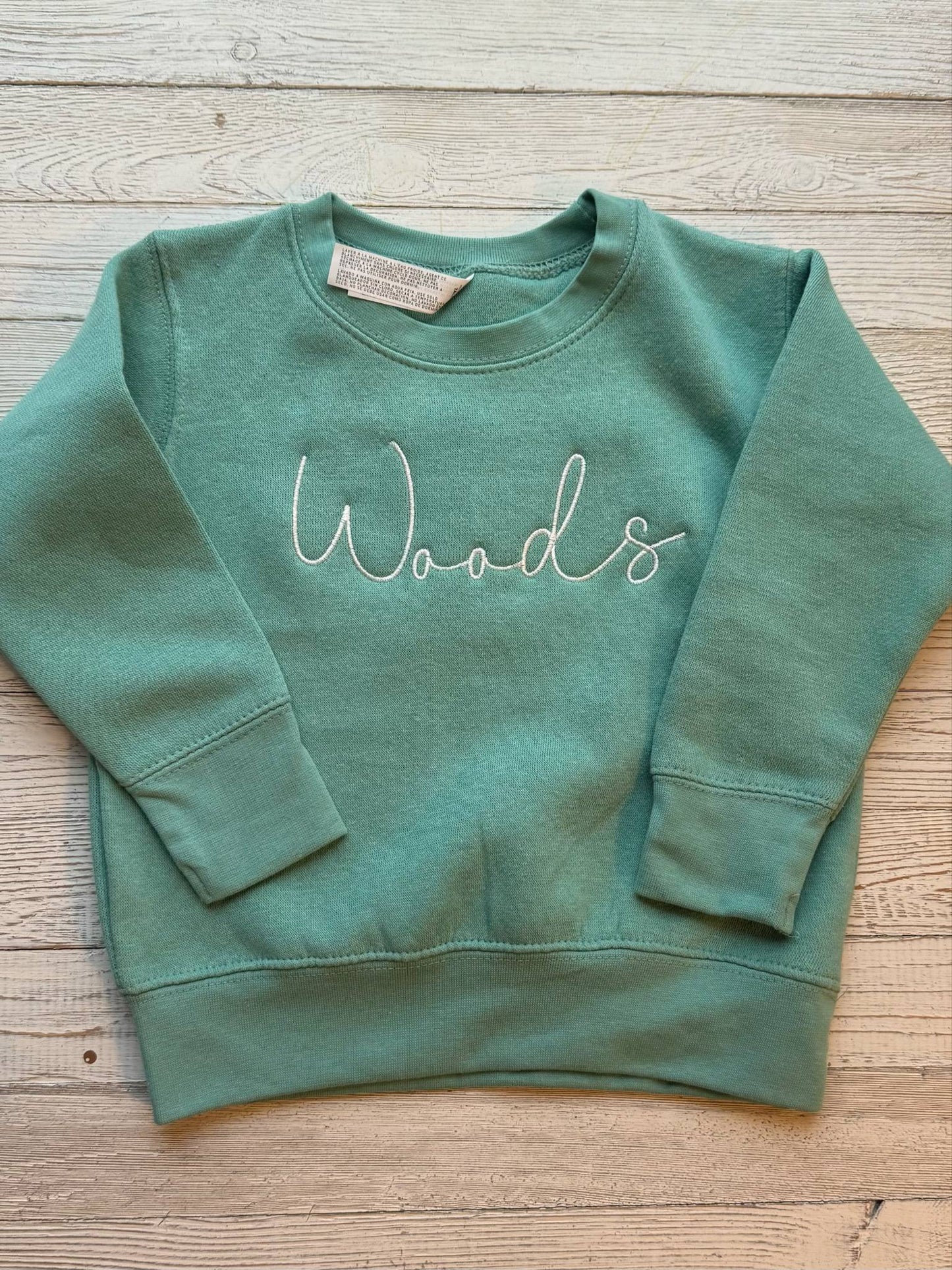 Toddler Name Crewneck