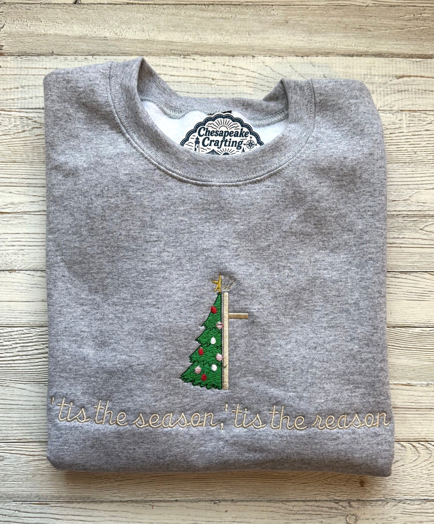 Tis the season blemish crewneck small