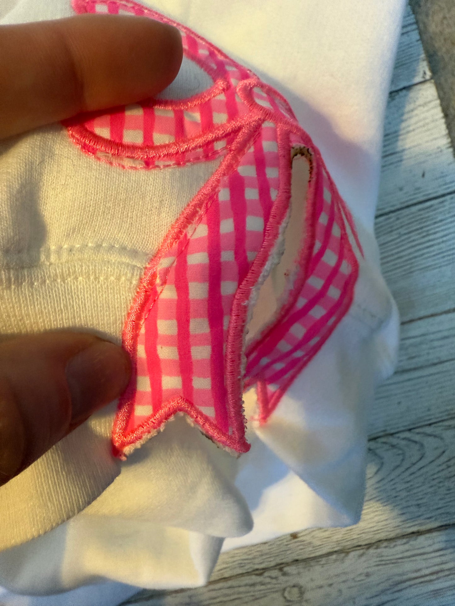 Blemish side bow lilly crewneck medium