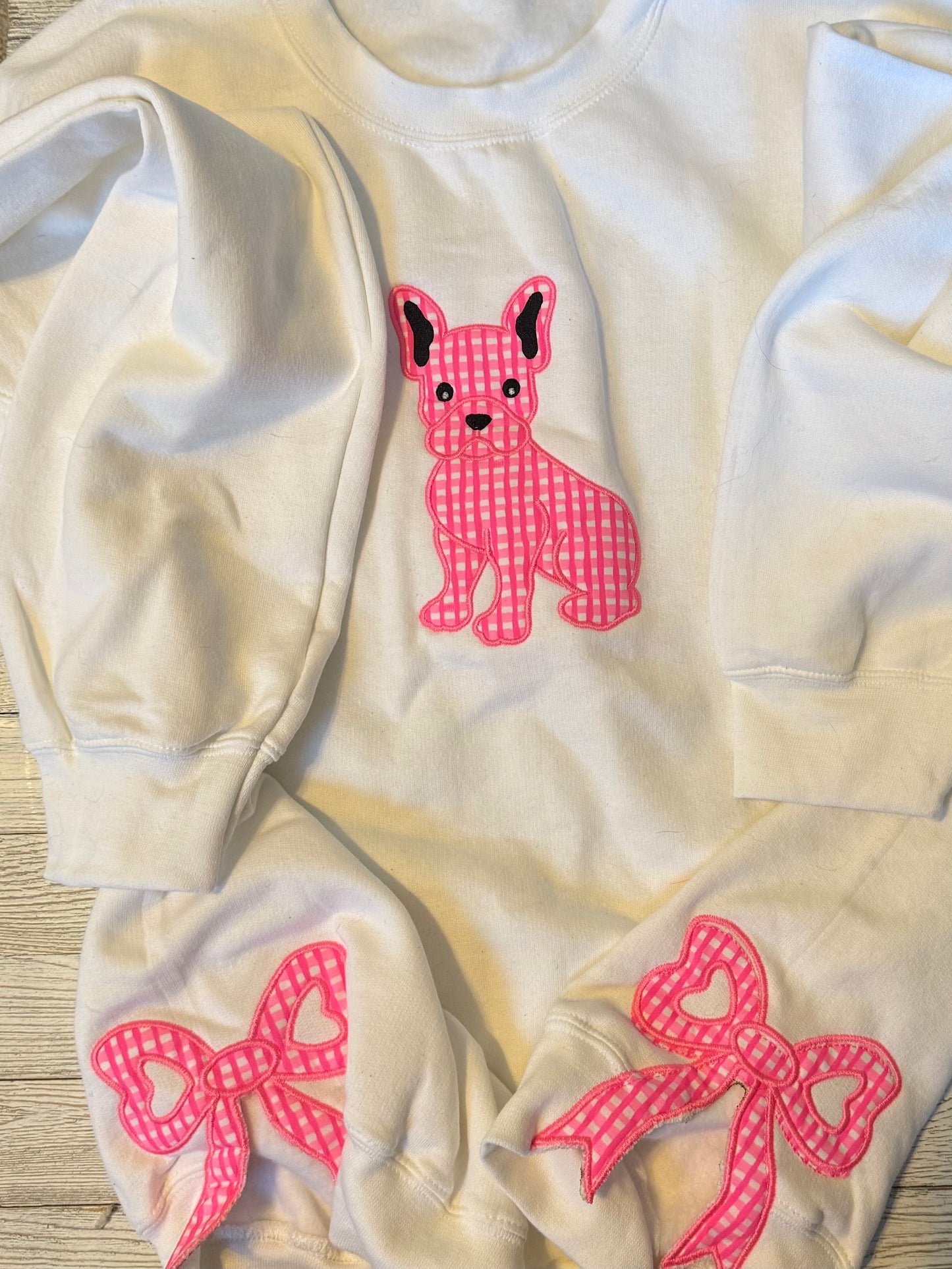 Blemish side bow lilly crewneck medium