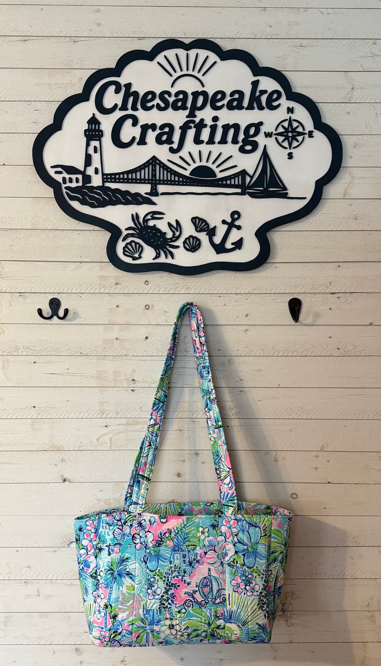 Large zipped Tote