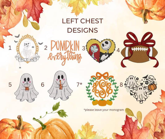 Fall Design Sheet