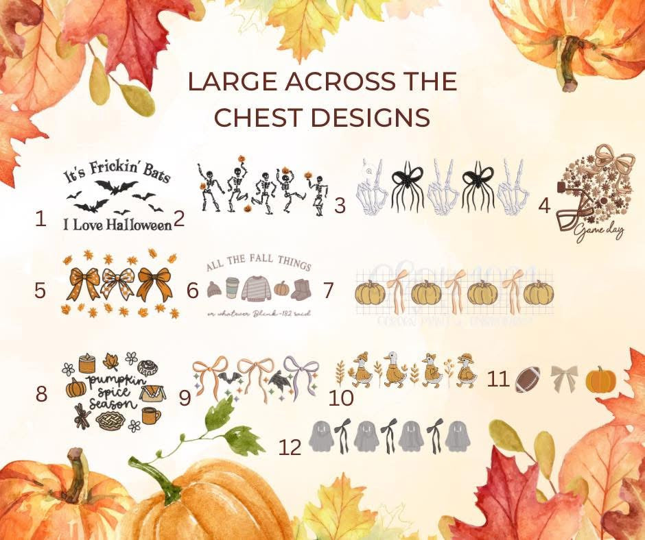 Fall Design Sheet