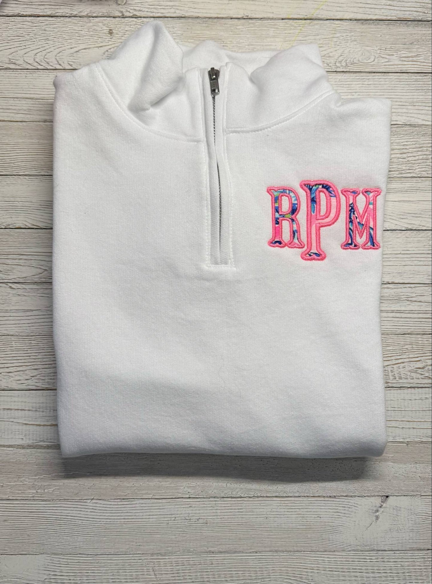 Embroidered Quarter Zips