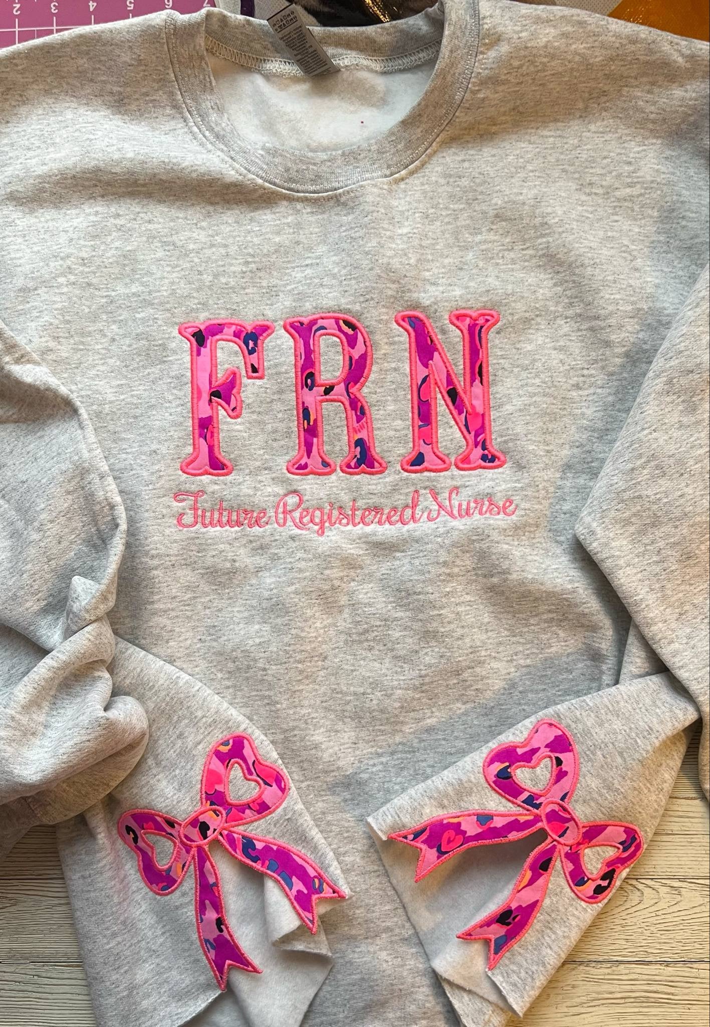 Embroidered Side Bow Shirts