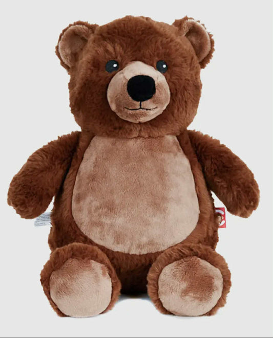 Dark Brown Bear Cubbie